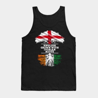 English Grown With Ivorian Roots - Gift for Ivorian With Roots From Ivory Coast Tank Top